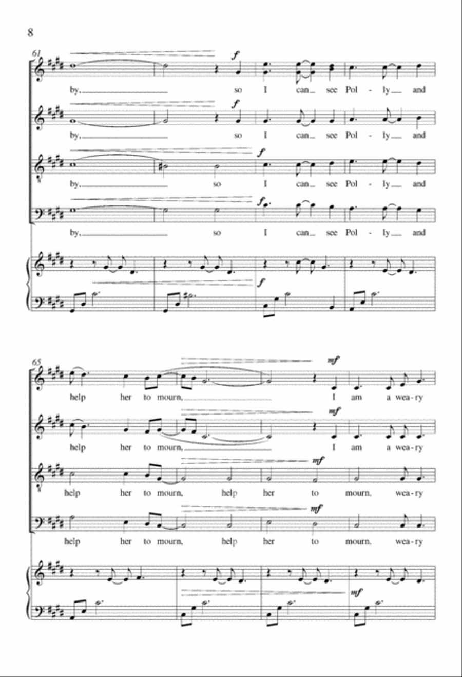 I Am a Weary Soldier I Am a Weary Soldier 4-Part scores gallery preview page 8