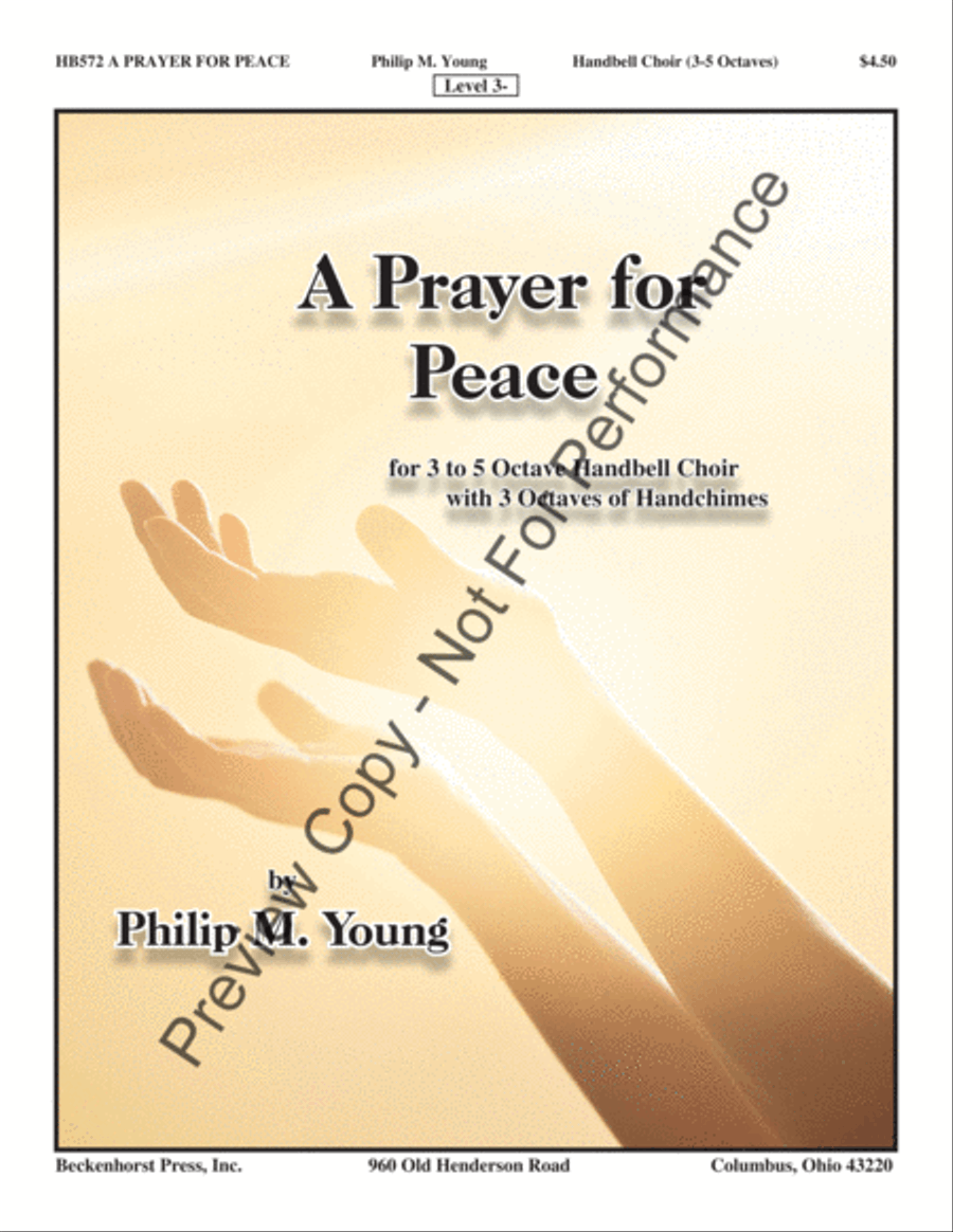 A Prayer for Peace 5-Octaves scores gallery preview page 2