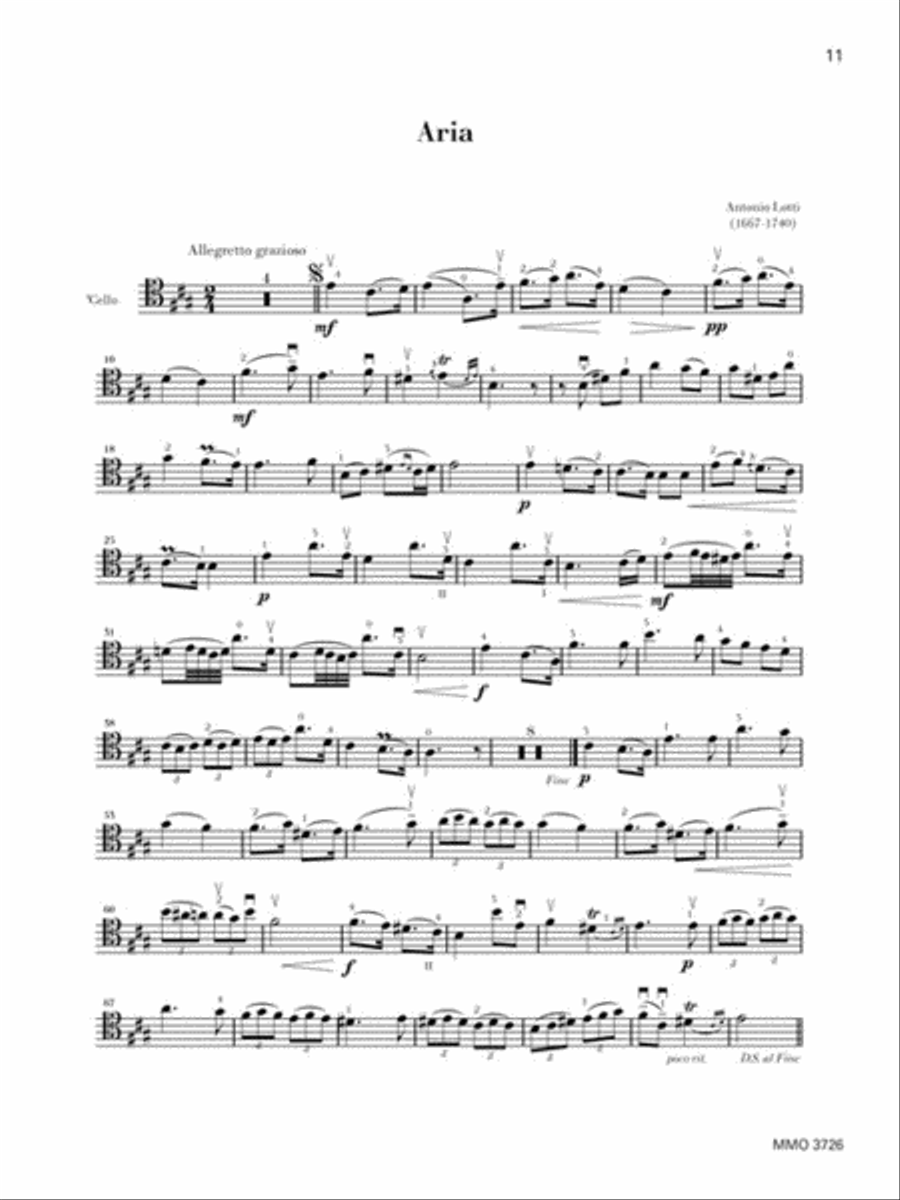 The Cello Soloist – Classic Solos for Cello and Piano Piano Accompaniment scores gallery preview page 4