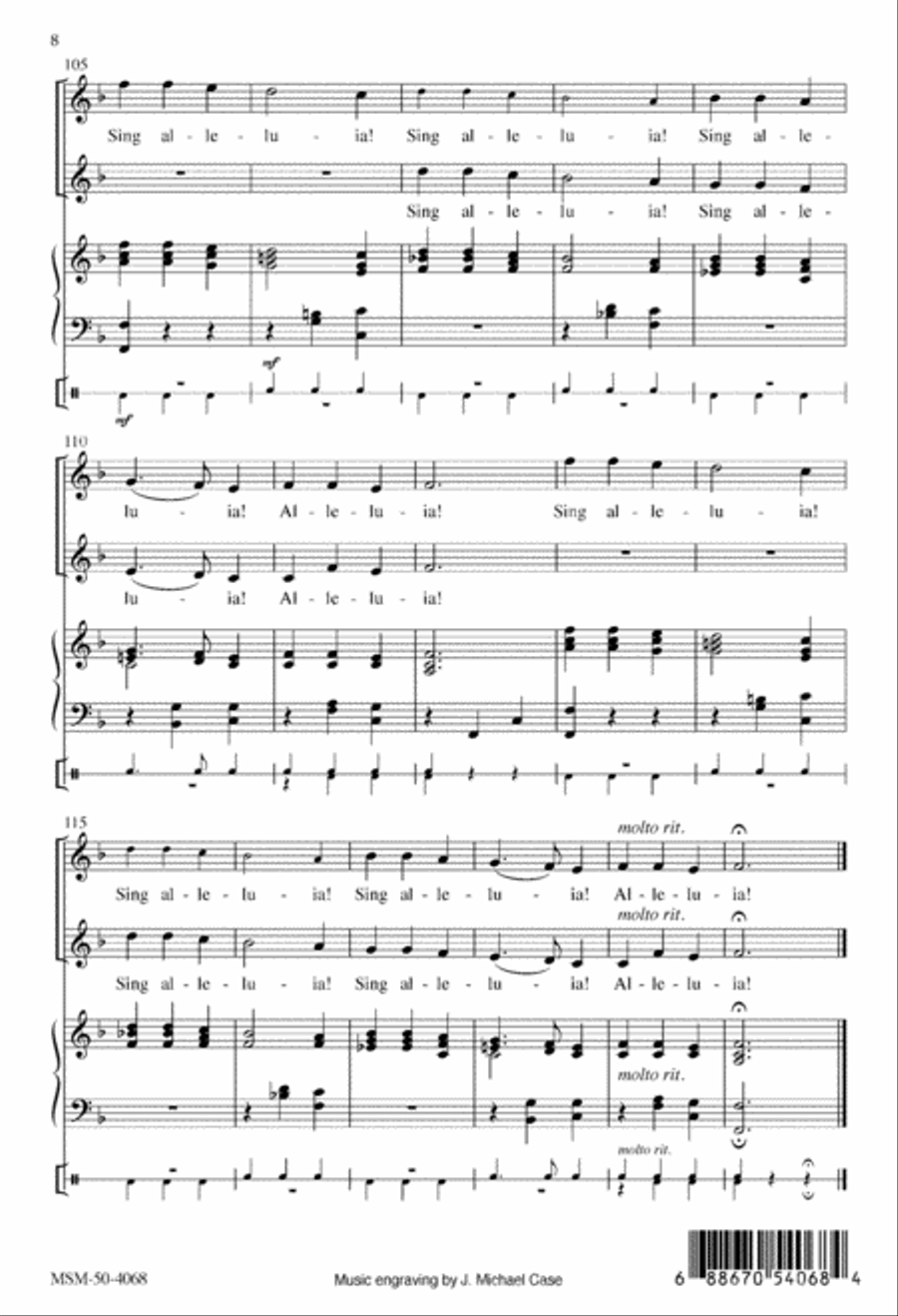 Day of Delight and Beauty Unbounded Unison Choir scores gallery preview page 8