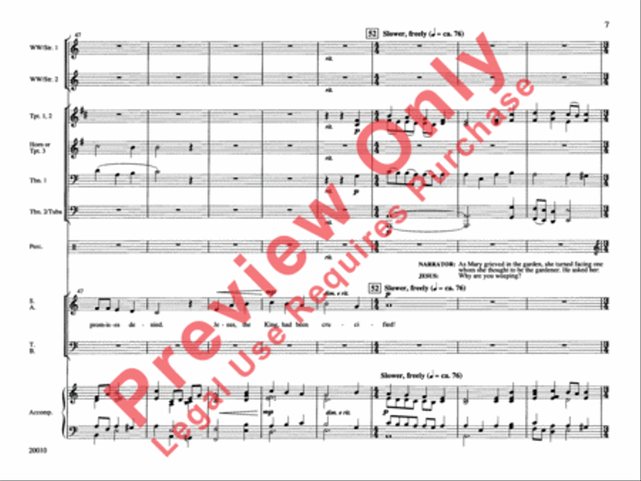 He Is Risen! Choir scores gallery preview page 8