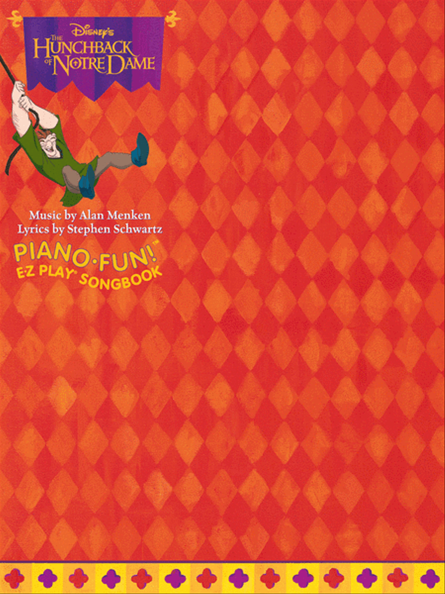 Hunchback Piano Fun Book Only Piano scores gallery preview page 1