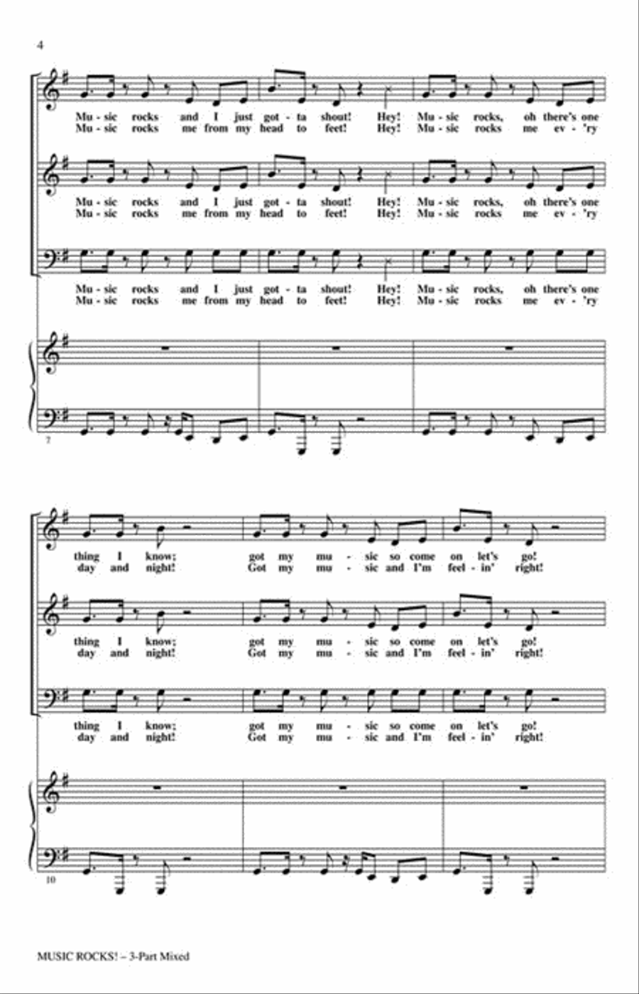 Music Rocks! Choir scores gallery preview page 3