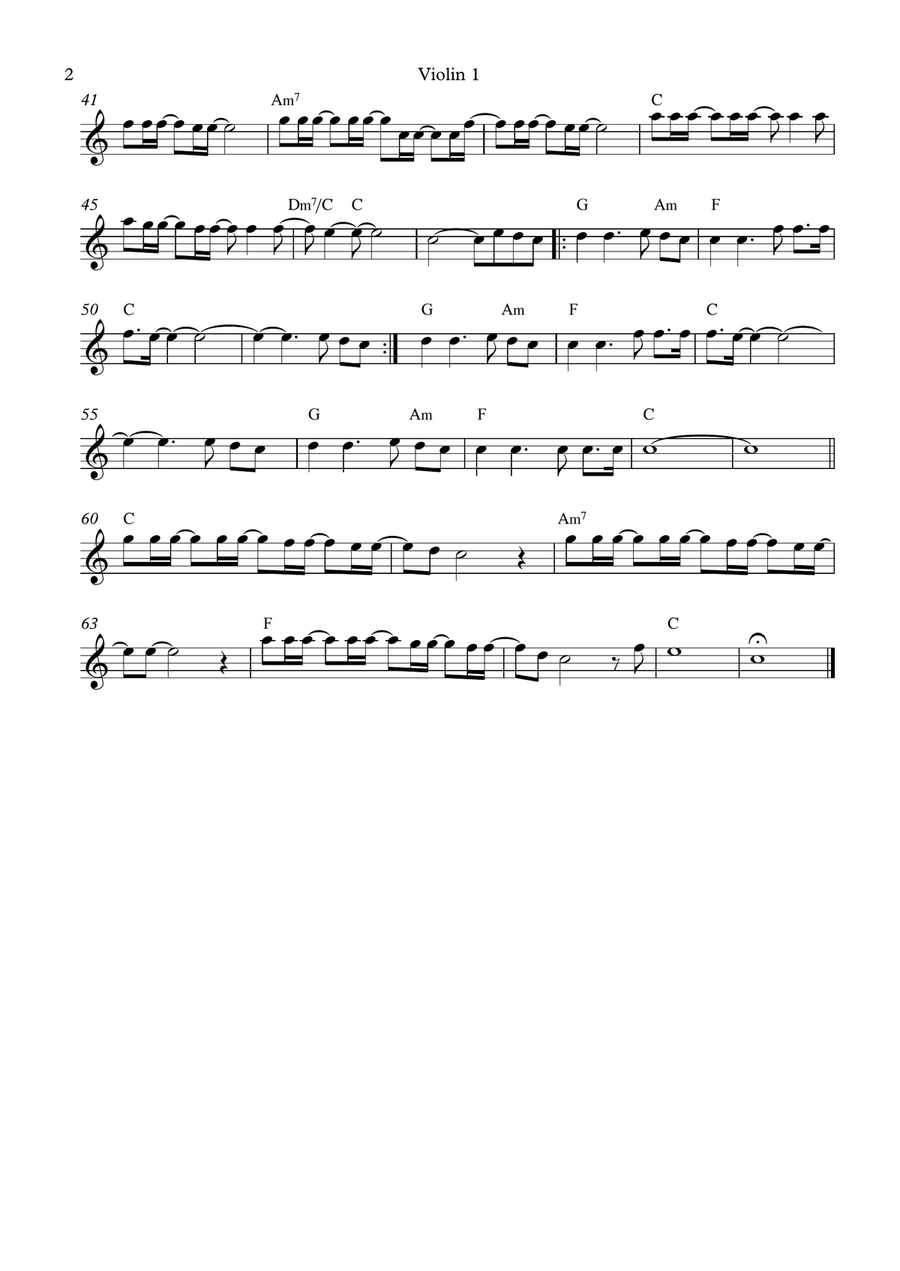 I Speak Jesus Violin Solo scores gallery preview page 2