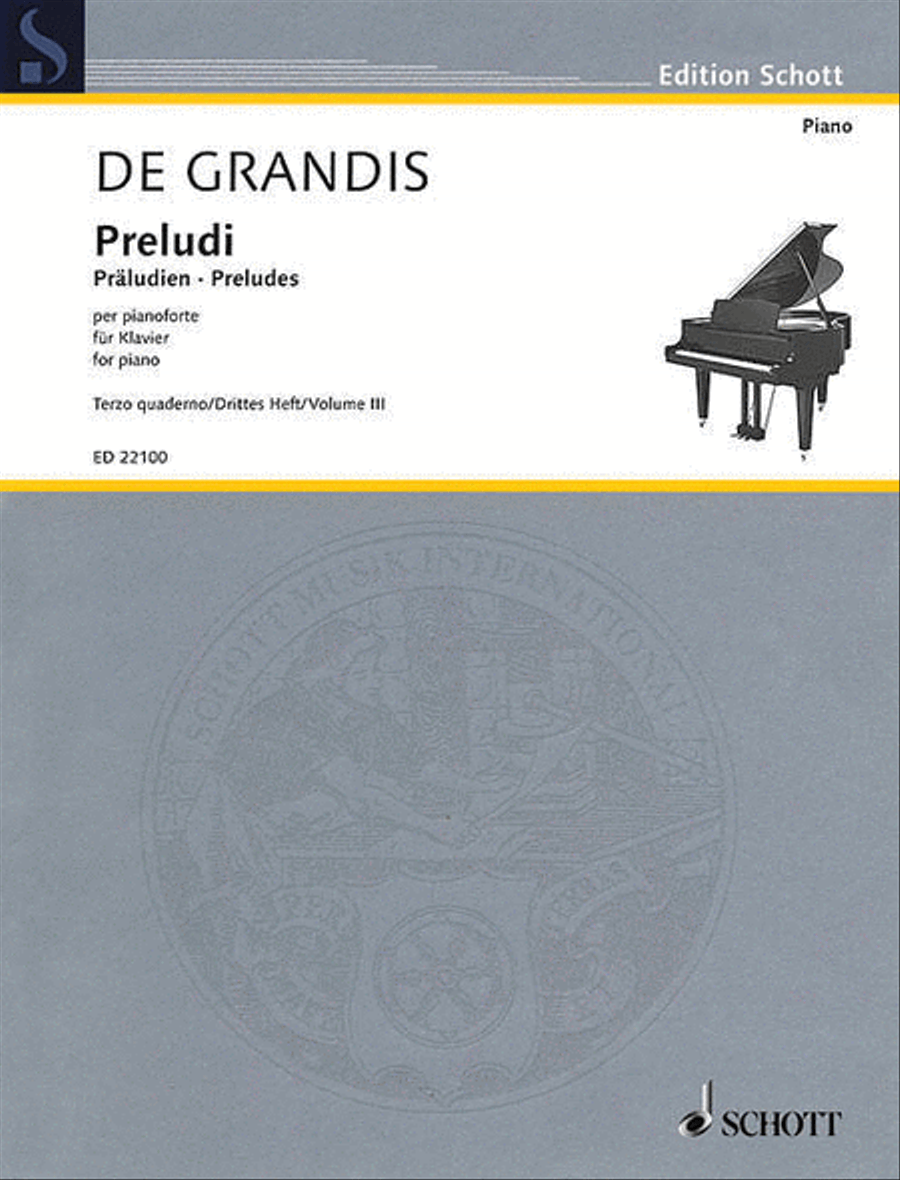 Preludes – Volume 3 Piano Solo scores gallery preview page 1