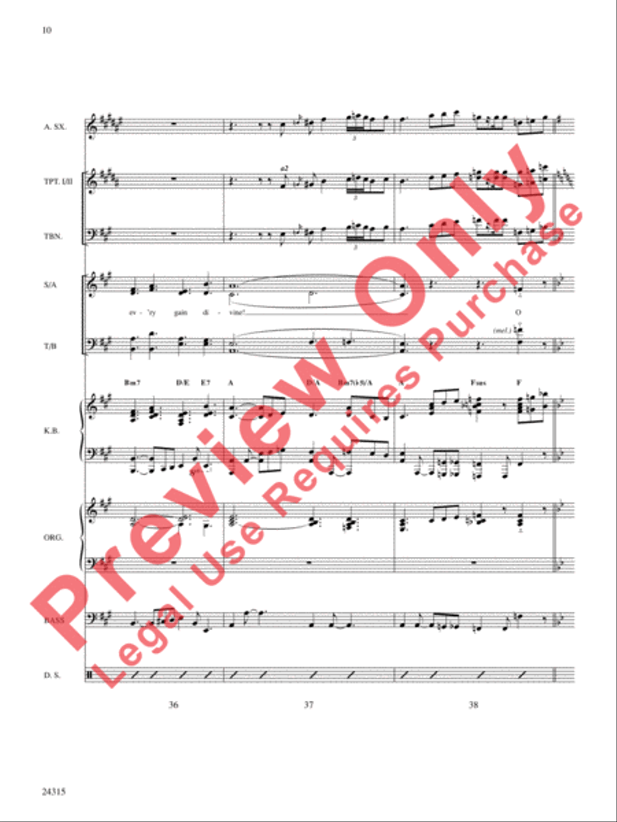 America, the Beautiful America, the Beautiful Choir scores gallery preview page 11