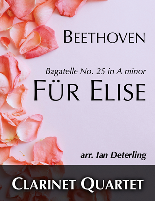 Book cover for Für Elise (for Clarinet Quartet)