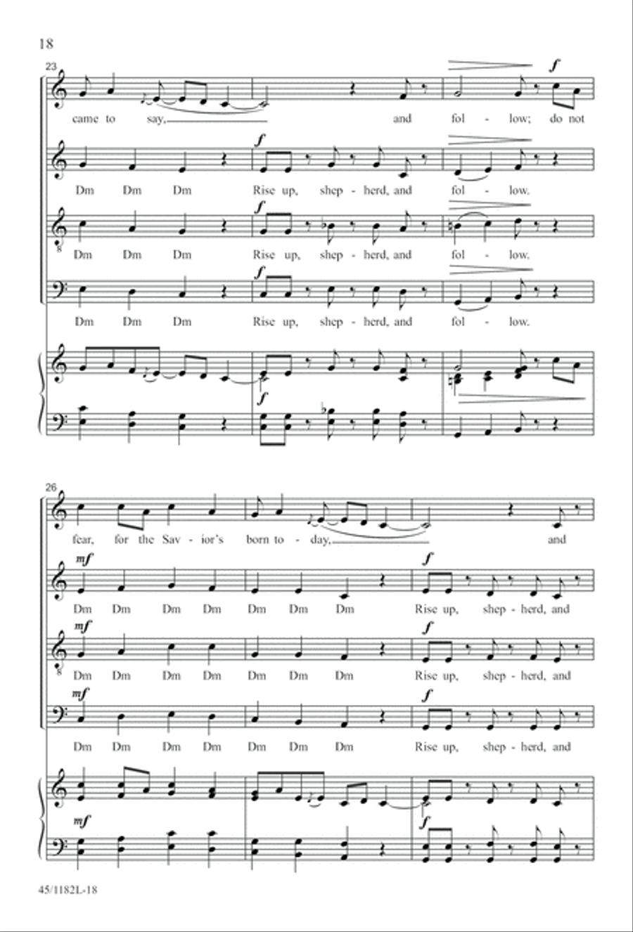 All Around A Cappella 4-Part scores gallery preview page 18