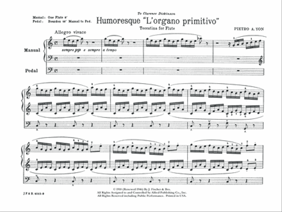 Humoresque L'Organo Primitivo Flute scores gallery preview page 2