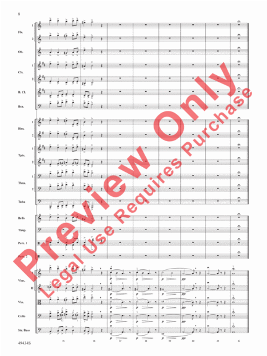 Peer Gynt Suite No.1, Op. 46 Full Orchestra scores gallery preview page 9