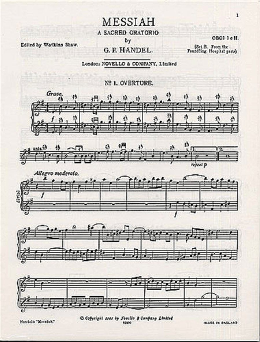 Messiah Part scores gallery preview page 1