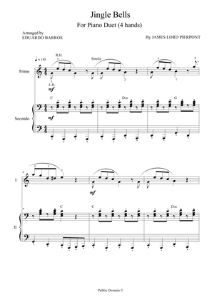 Jingle Bells (Piano Duet - 4 hands)