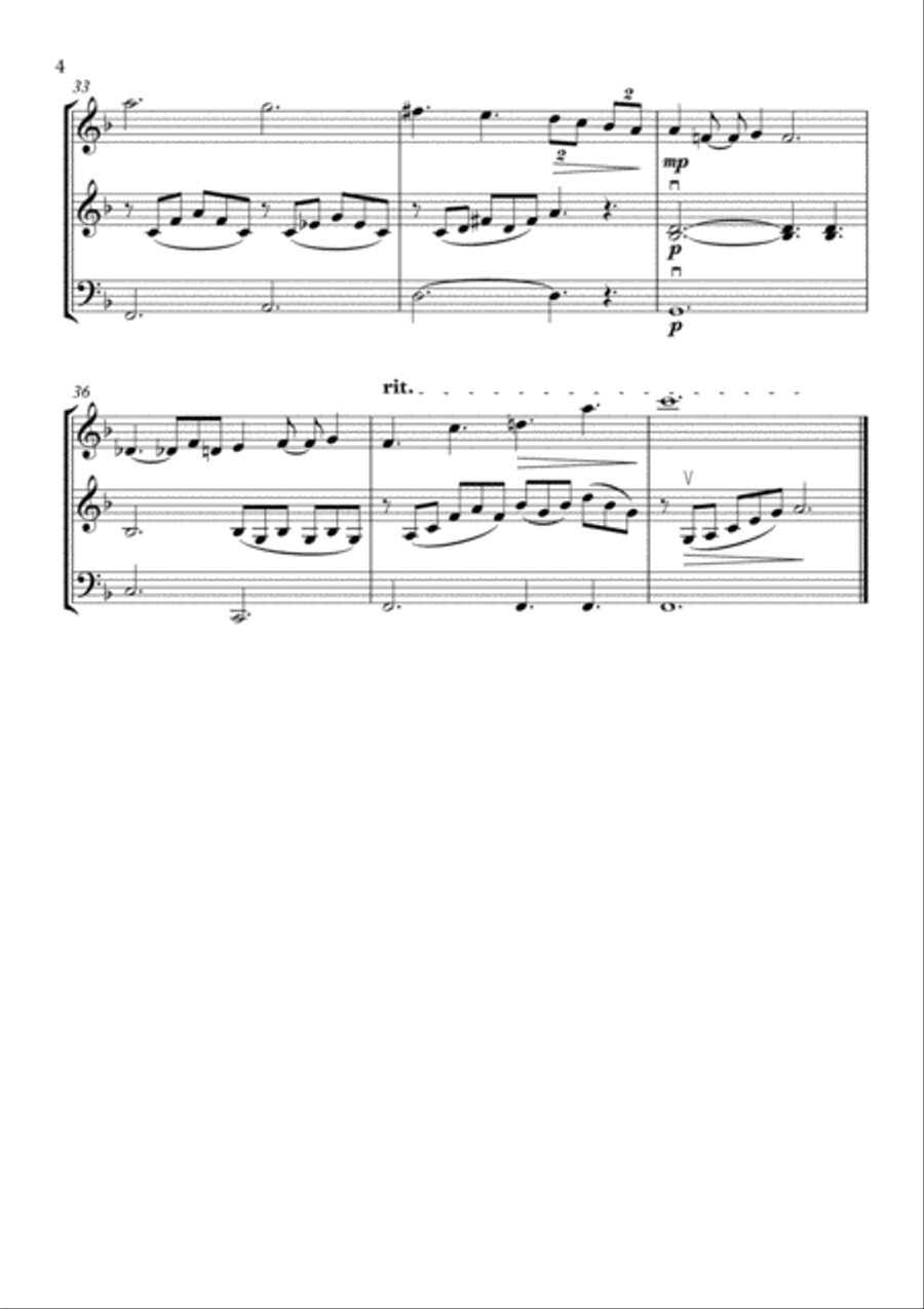What A Wonderful World String Trio scores gallery preview page 5