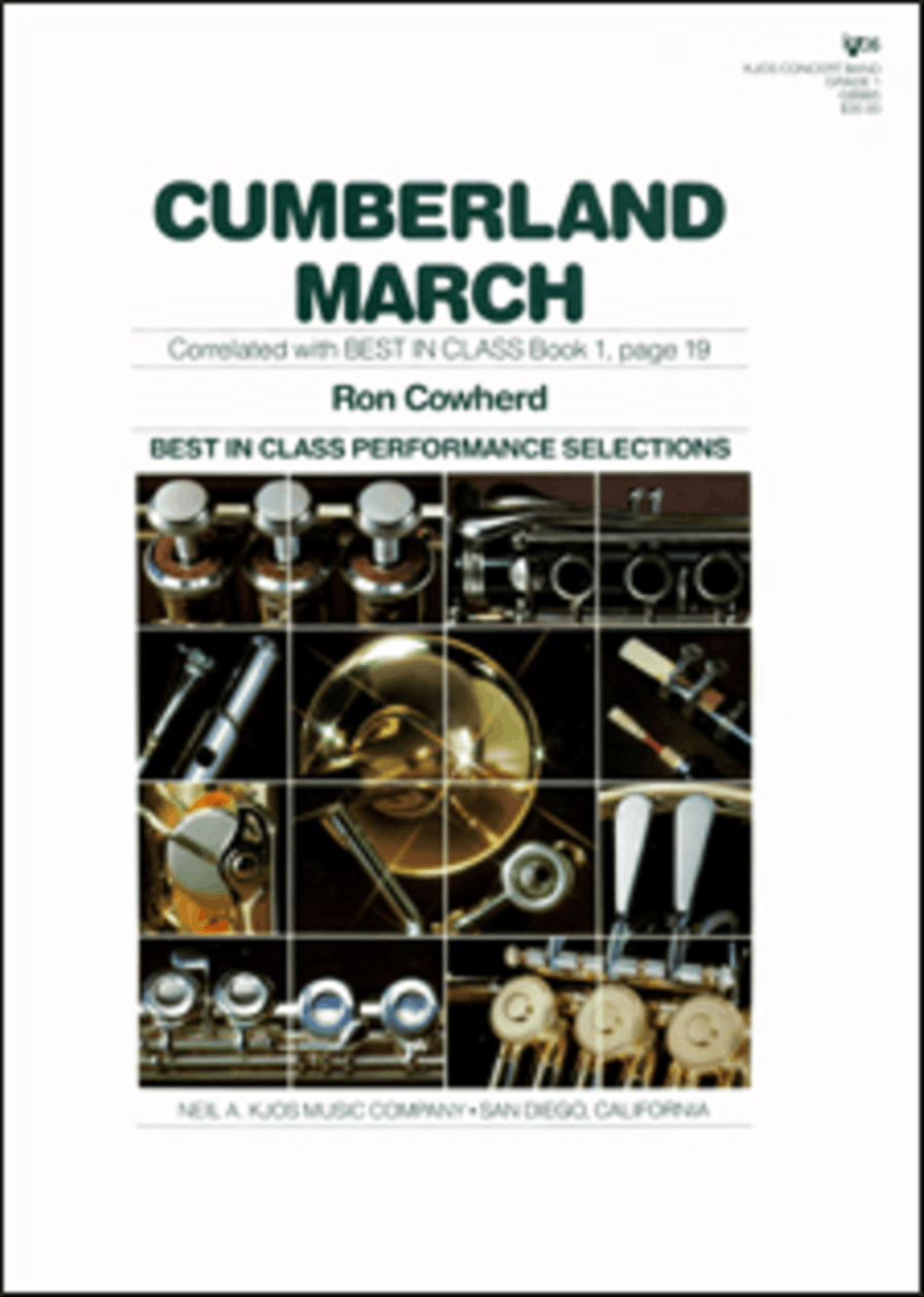 Cumberland March Cumberland March Concert Band scores gallery preview page 1