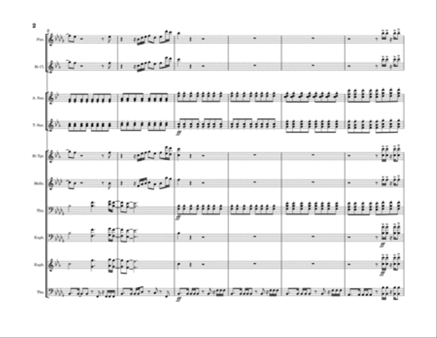 Heartless Heartless Marching Band scores gallery preview page 2
