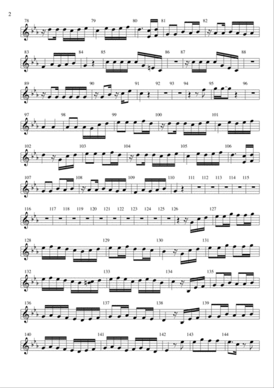 Chekou Gualbi Brass Ensemble scores gallery preview page 2