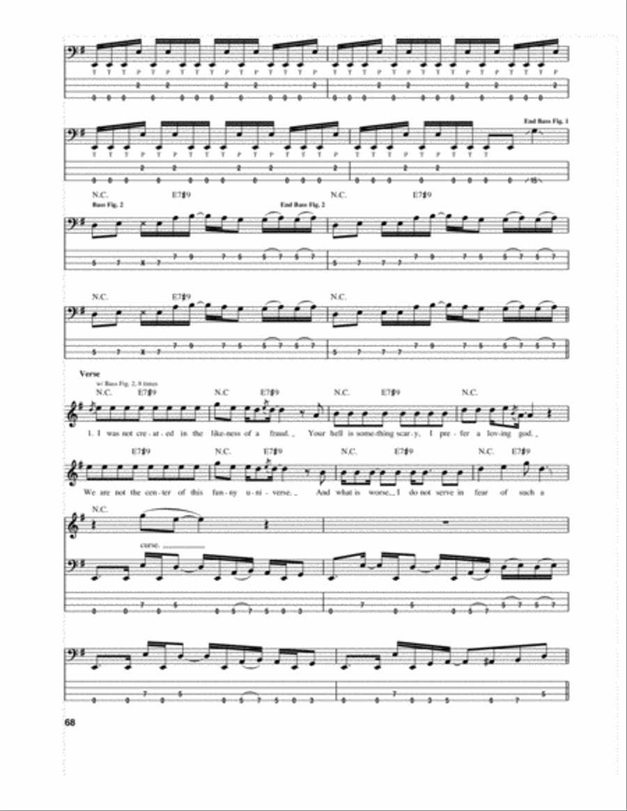 Shallow Be Thy Game Guitar Tablature scores gallery preview page 2