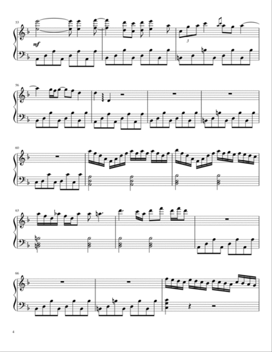Hangar 18 Piano Solo scores gallery preview page 4