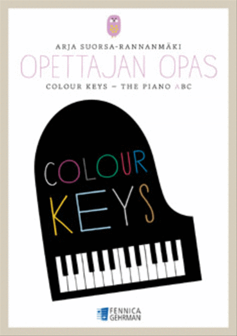 Colour Keys the Piano ABC Opettajan Opas (Book A) Piano Solo scores gallery preview page 1