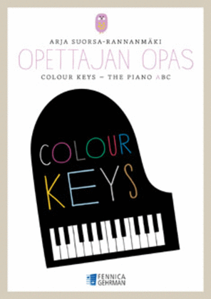 Book cover for Colour Keys the Piano ABC, Teacher's Guide A