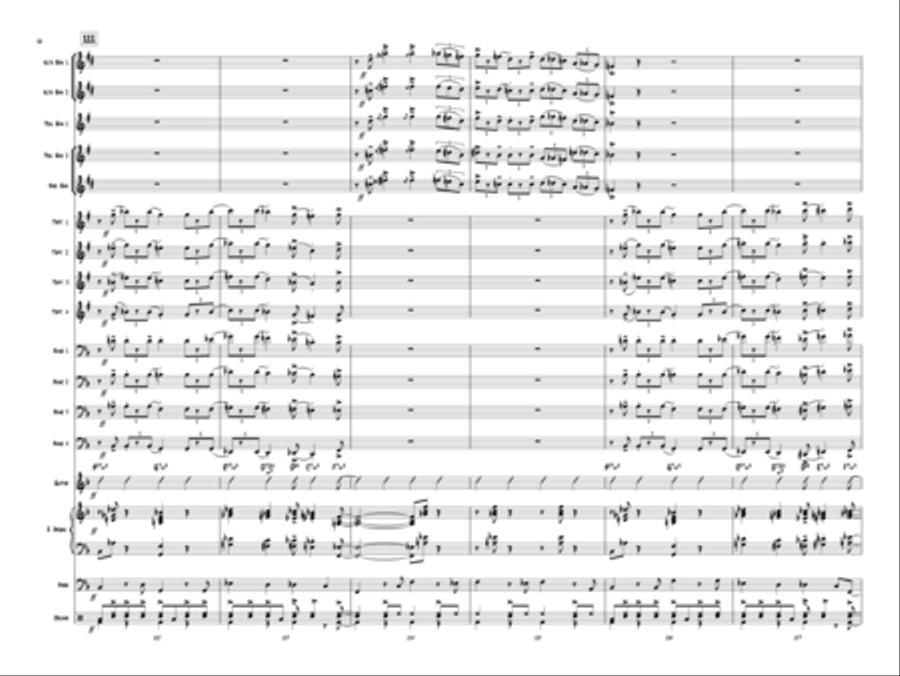Sax Education Jazz Ensemble scores gallery preview page 17