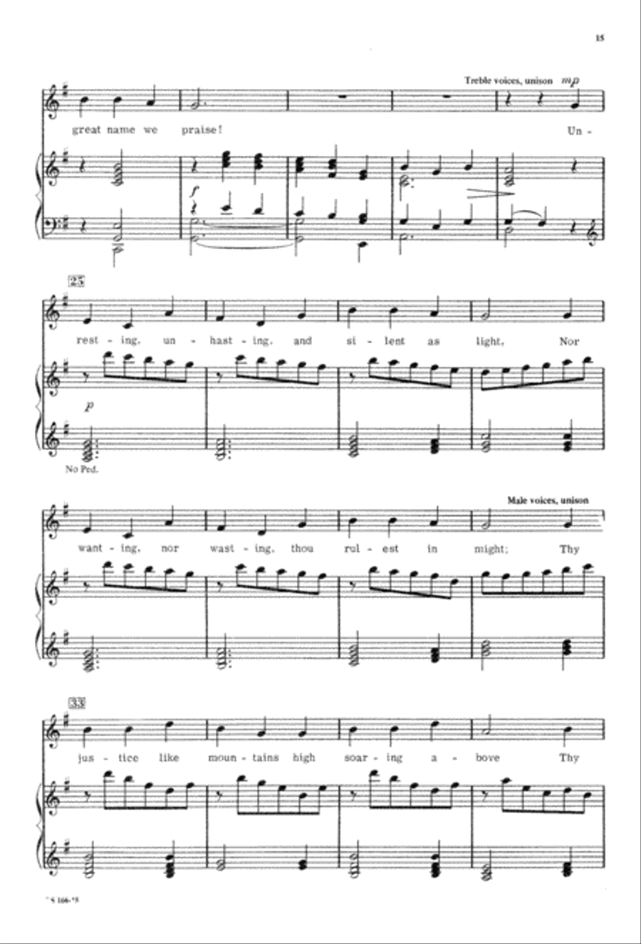 Sacred Anthem Book 3-Part scores gallery preview page 17