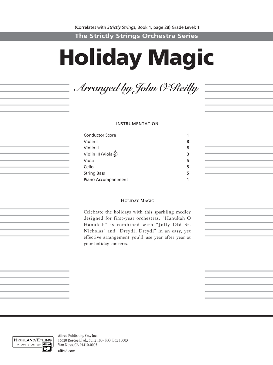 Holiday Magic: Score