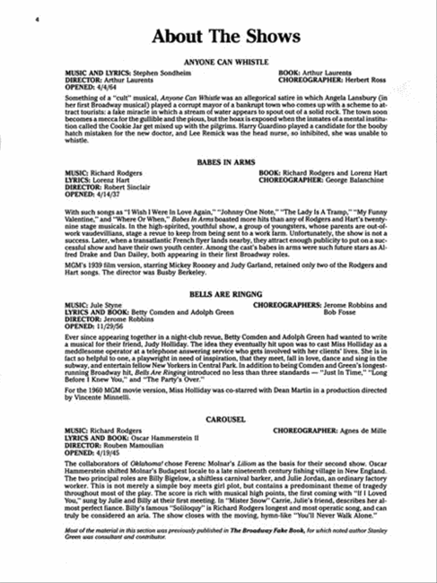 The Singer's Musical Theatre Anthology Piano scores gallery preview page 6