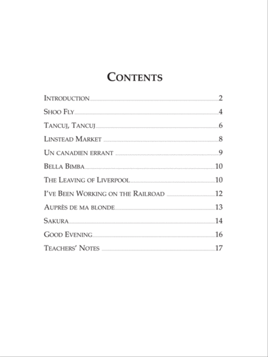 More Folk Strings for String Quartet or String Orchestra String Quartet scores gallery preview page 7