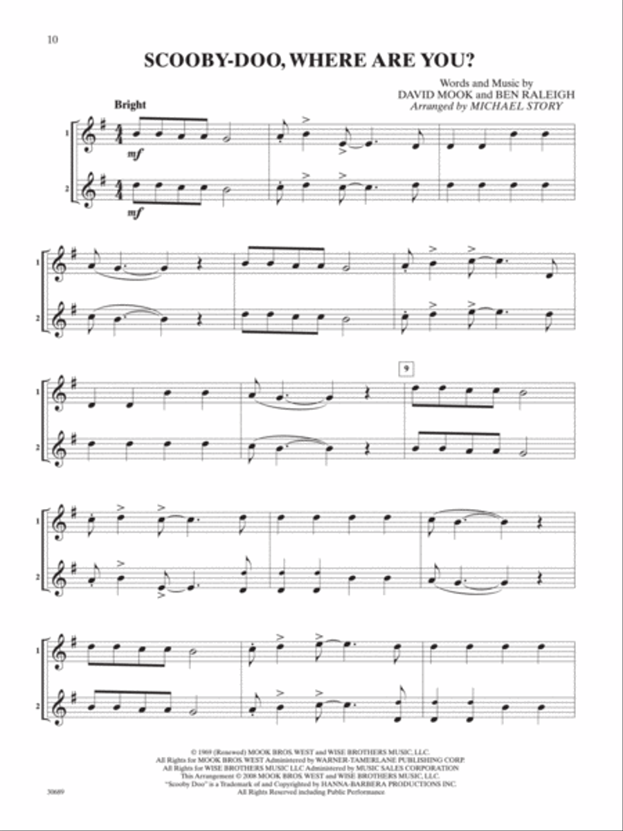 Pop Duets for All Small Ensemble scores gallery preview page 3