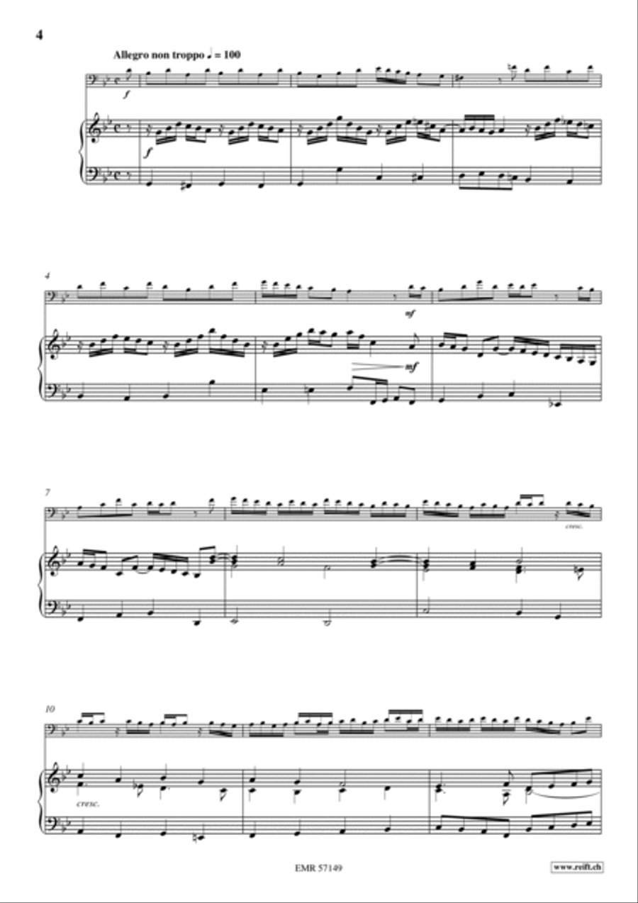 Sonata No. 4 Organ scores gallery preview page 5