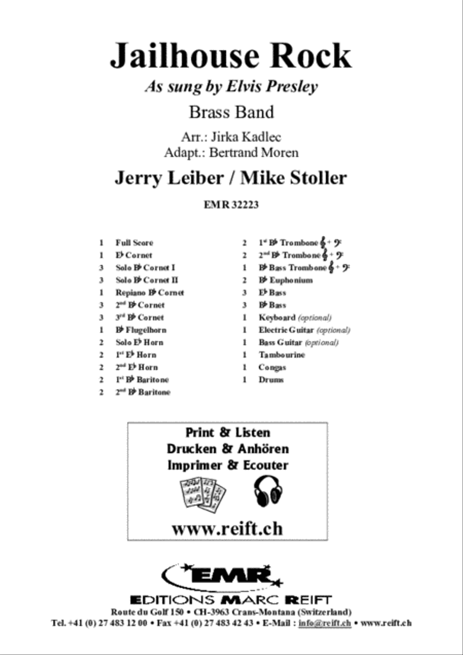 Jailhouse Rock Jailhouse Rock Brass Band scores gallery preview page 2