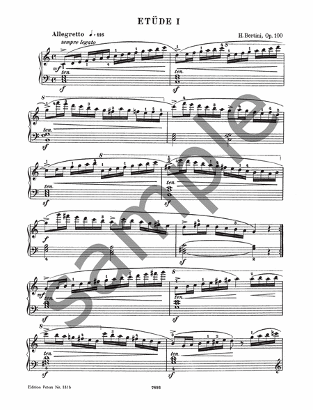 25 Easy Studies without Octaves Op. 100