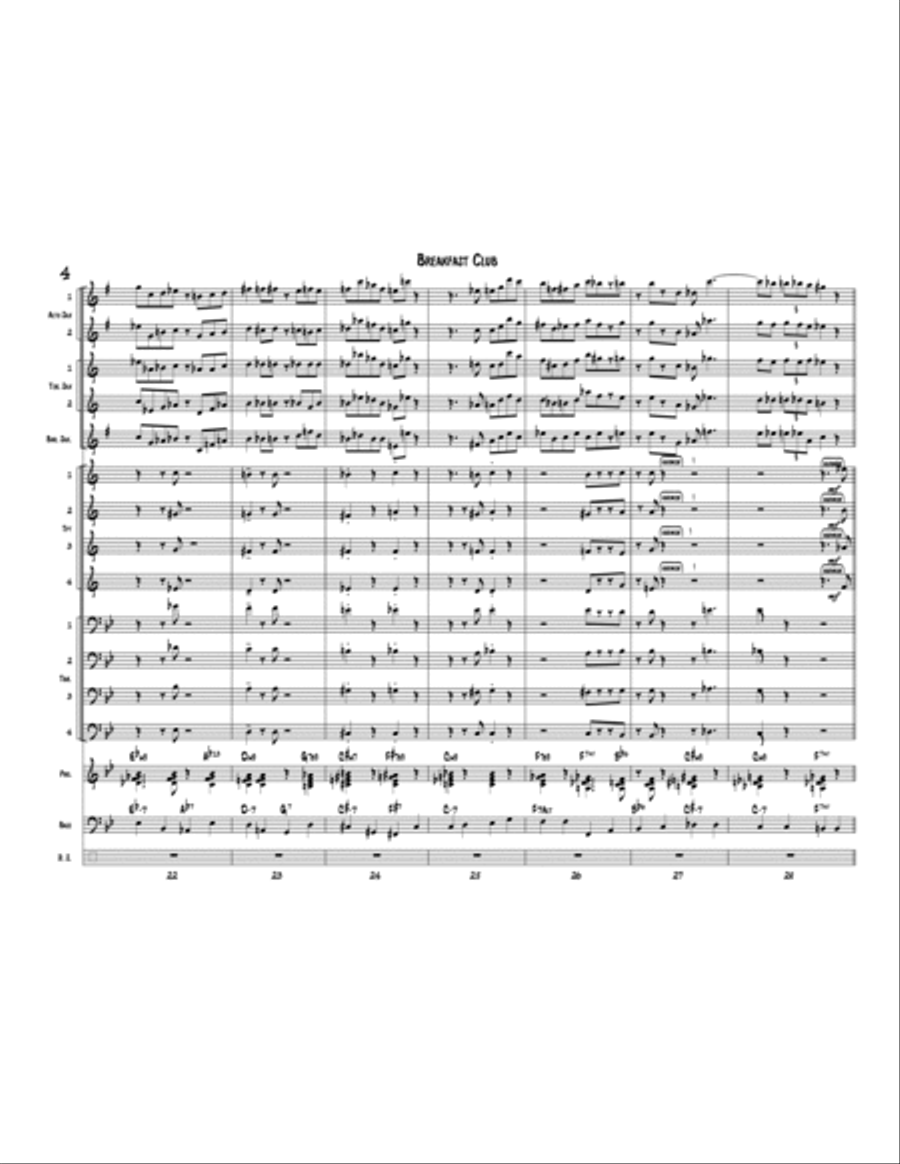 Breakfast Club from the Michael BB Quartet CD 