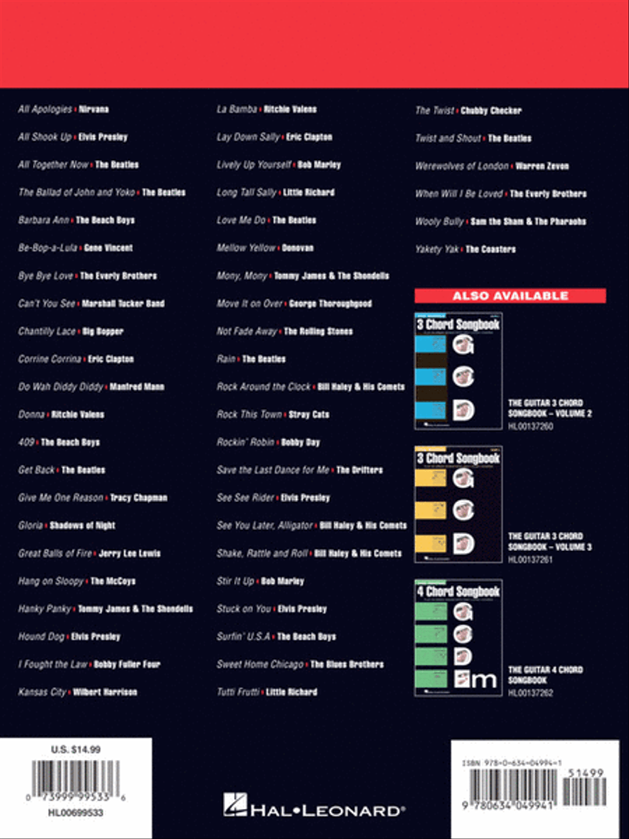 The Guitar Three-Chord Songbook Electric Guitar scores gallery preview page 9