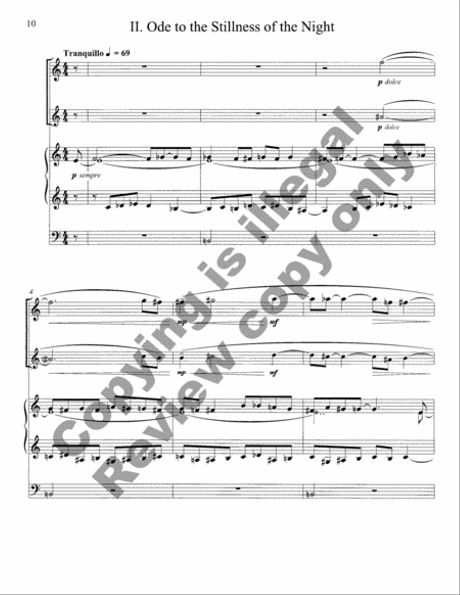 Odes English Horn scores gallery preview page 14