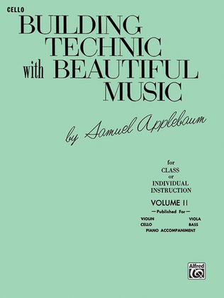 Book cover for Building Technic With Beautiful Music, Book 2