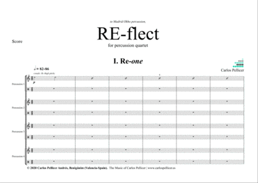 Re-flect Percussion Ensemble scores gallery preview page 5