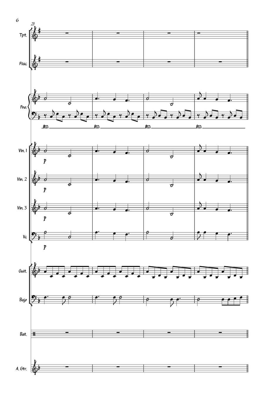 No Surprises No Surprises Large Ensemble scores gallery preview page 6