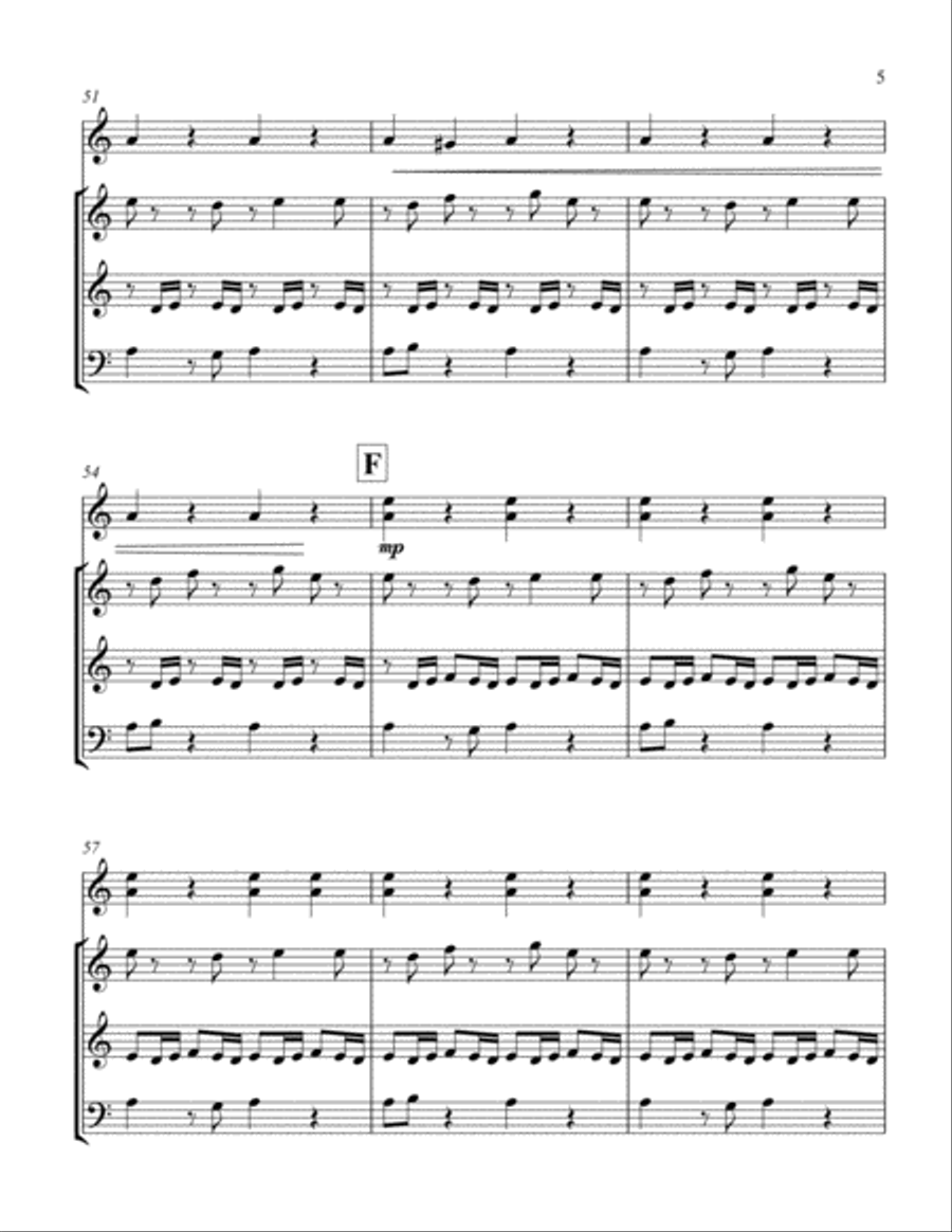 Systems Collapse Woodwind Quartet scores gallery preview page 5