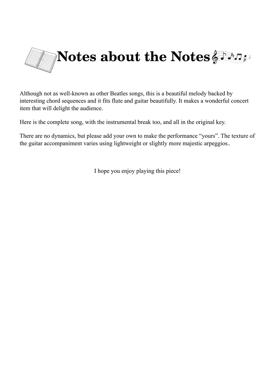 In My Life Flute scores gallery preview page 3