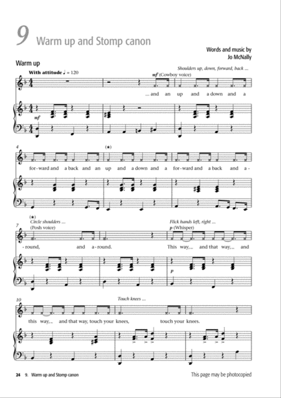 Young Voiceworks Unison Choir scores gallery preview page 26