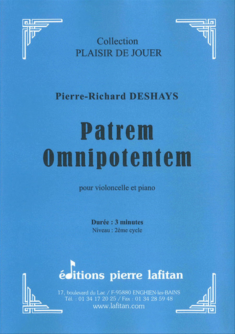Patrem Omnipotentem Piano Accompaniment scores gallery preview page 1
