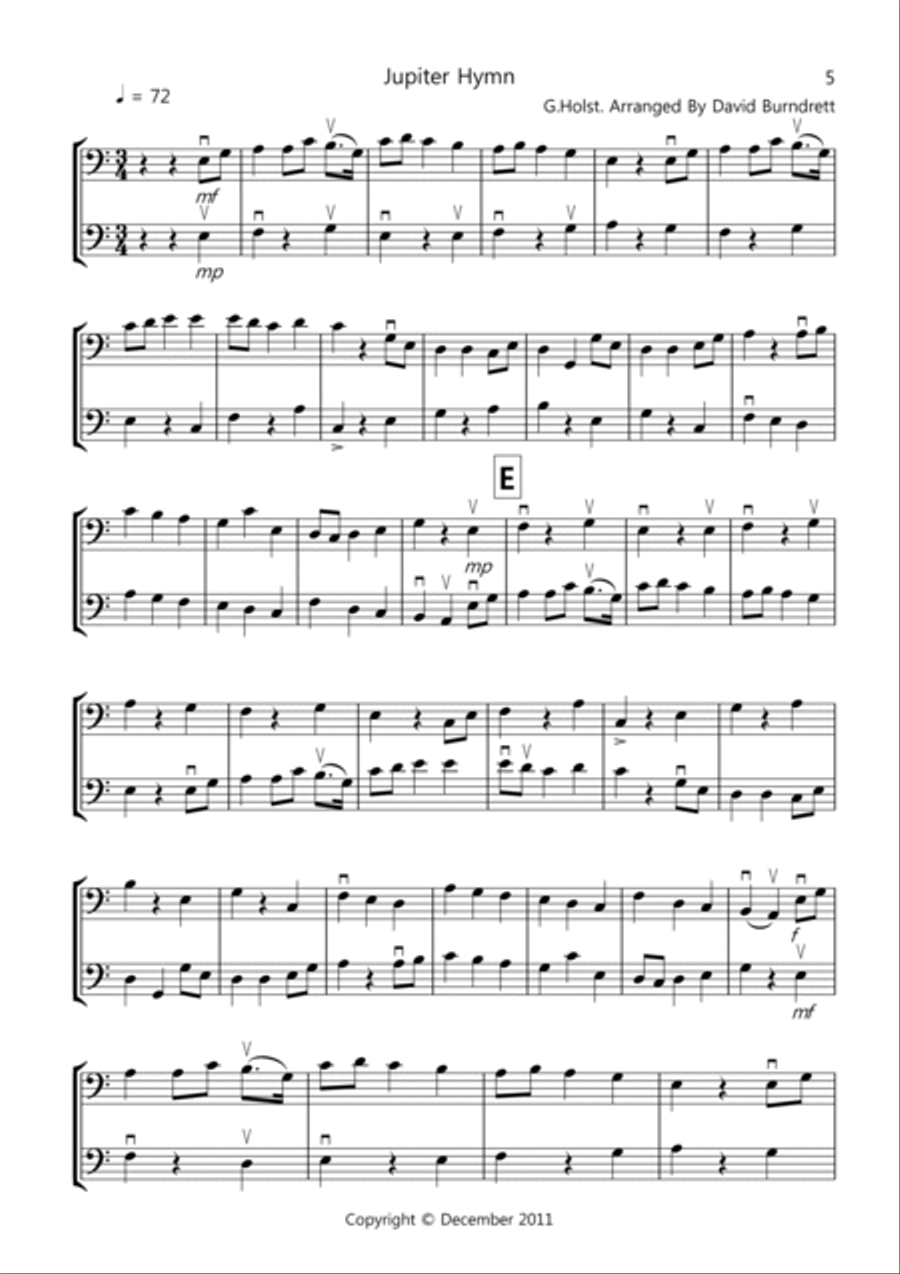 8 Easy Duets for Cello String Duet scores gallery preview page 5