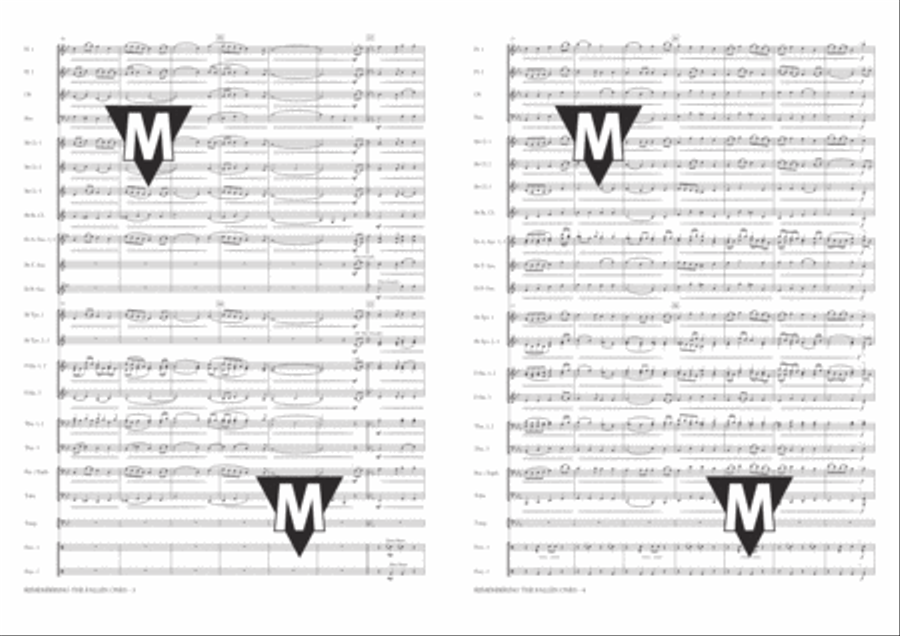 Remembering the Fallen Ones Choir scores gallery preview page 3