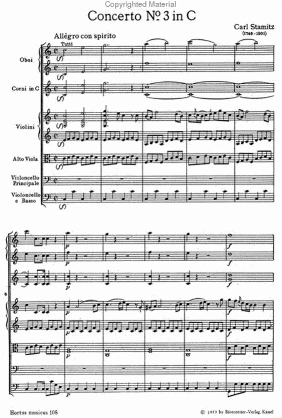 Violoncello-Konzert Nr.3 fur den Konig von Preussen C major Cello Solo scores gallery preview page 2