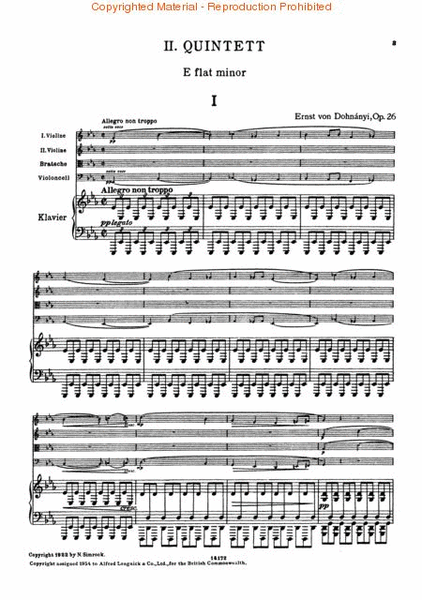 Piano Quintet No. 2, Op. 26
