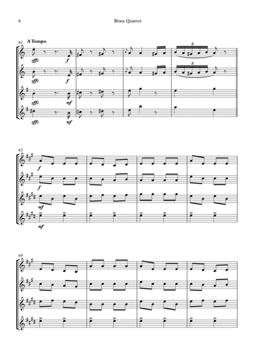 Hungarian Dance No. 5 for Saxophone Quartet image number null