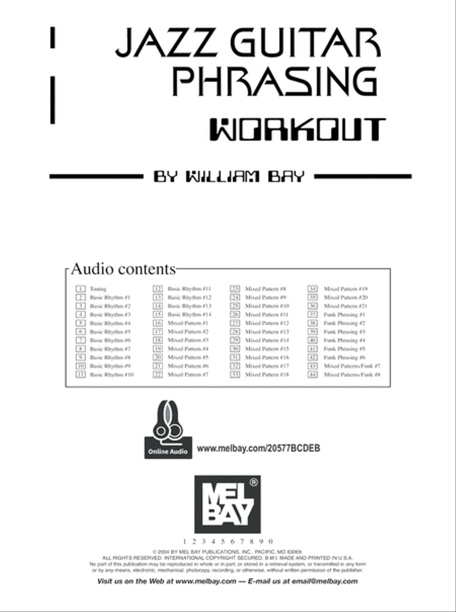 Jazz Guitar Phrasing Workout Electric Guitar scores gallery preview page 2