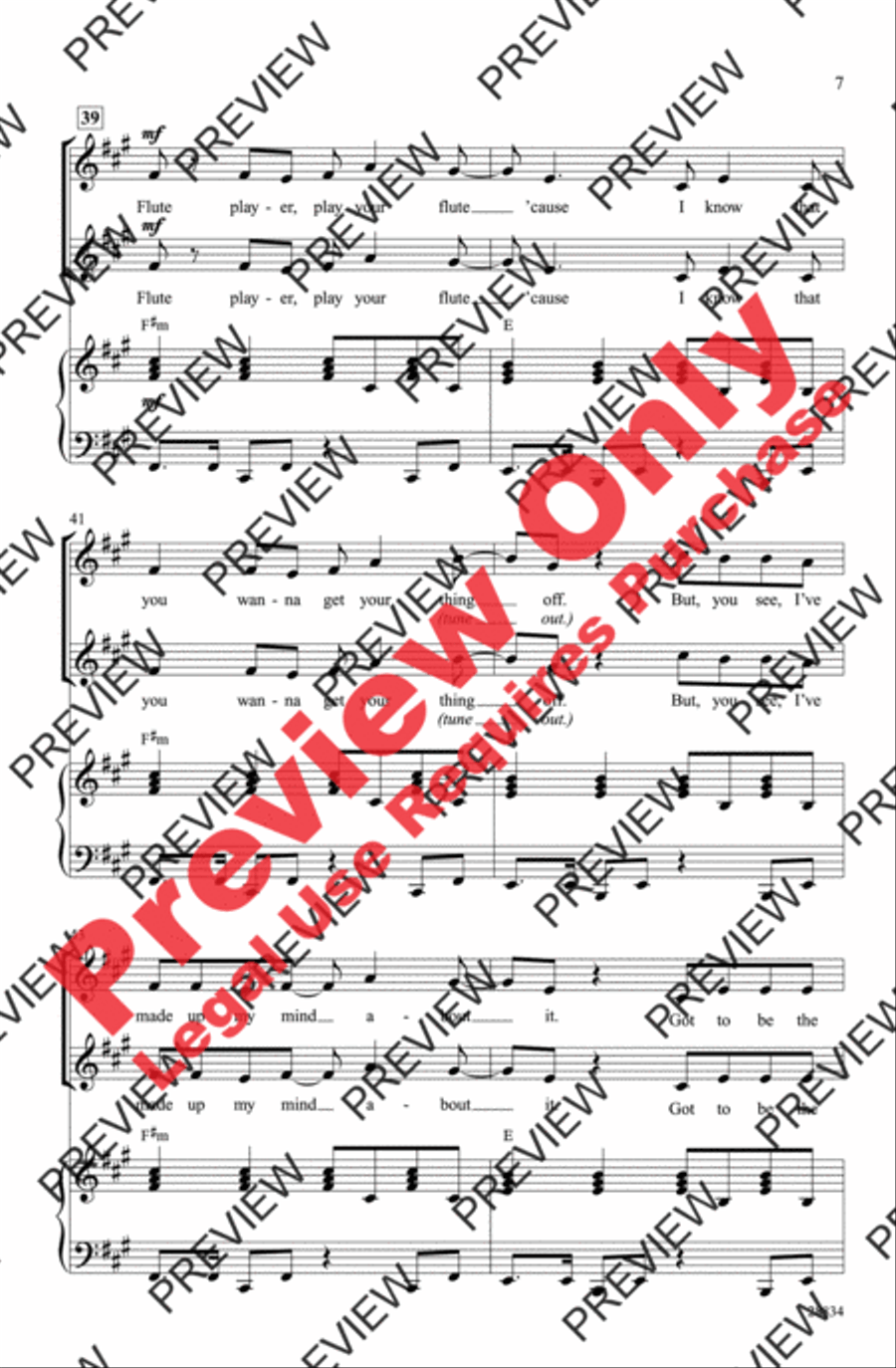 Turn the Beat Around Turn the Beat Around Women's Choir scores gallery preview page 7